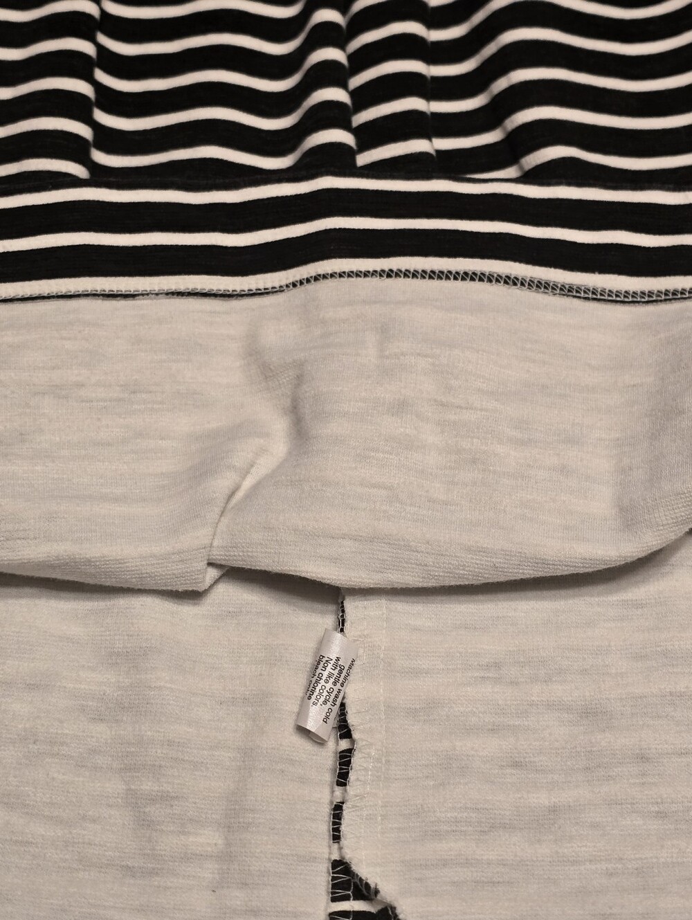 J.Crew Daybreak Striped Knit Fit Flare Mini Dress Black White XS - Picture 6 of 9